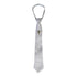 Lito White Embroidered Gold Cross Communion Zipper Tie L-Xxl - SophiasStyle.com